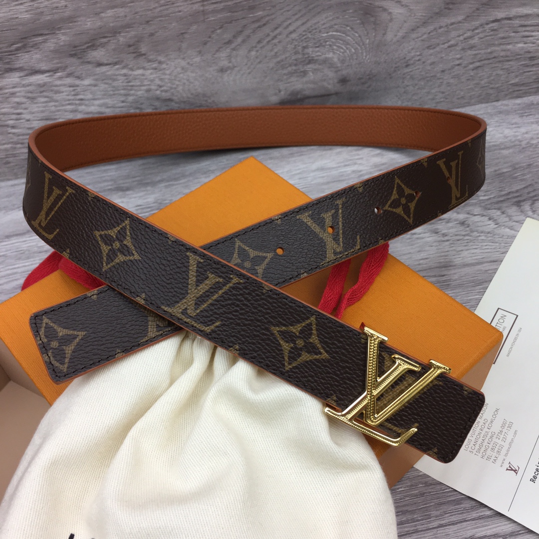 LV Women Initiales 30mm Reversible Belt M0565Q